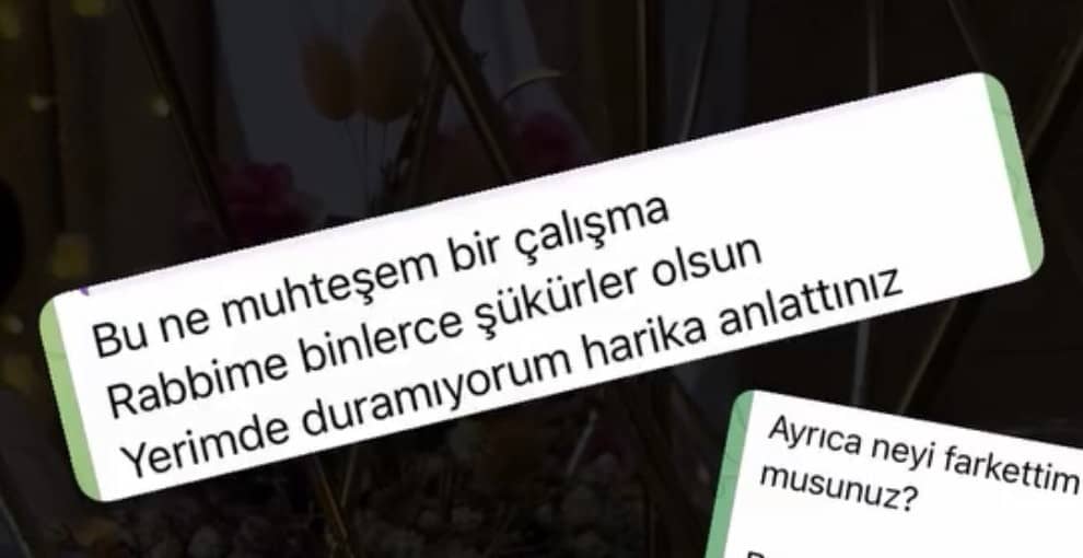 Danışan mesajı